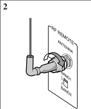 JVC RX-DP20V - To set up the RF rod antenna - 2