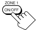 JVC RX-DP20V - Canceling the Zone 1 Operations - 2