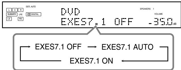 JVC RX-DP20V - Press EX/ES/7.1 to select an appropriate setting for your enjoyment. - 3
