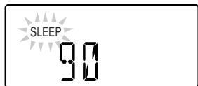 JVC UX-H100E - Druk op SLEEP. - 2