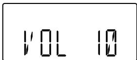 JVC UX-H100E - Ajustement du volume - 2