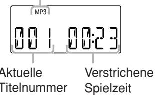 JVC UX-H100E - Während der Wiedergabe einer MP3-Disk - 1