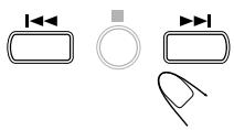 JVC UX-H100E - Halten Sie die Taste▶▶ oder▶ (oder UP▶▶ oder DOWN▶▶ auf dem Gerät) länger als 1 Sekunde gedrück - 1