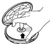 JVC XL-PM5HE - Rimozione dei dischi - 1