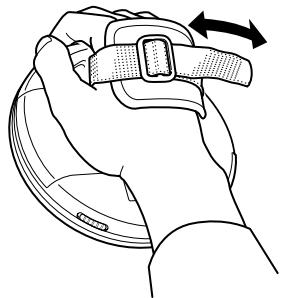 JVC XL-PR2B - Placez la poignée autour de votre main. - 1