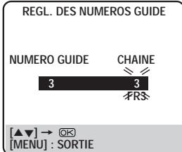 JVC HR-DD869MS - ENTRER LE NUMERO DE LA CHAINE - 1