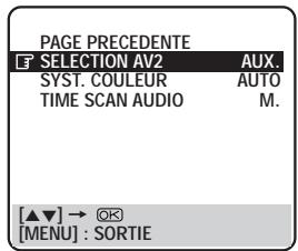 JVC HR-DD869MS - Réglage SELECTION AV2 - 3