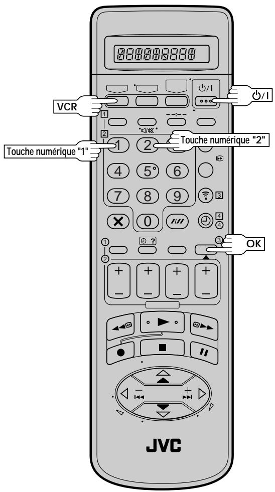 JVC HR-DD869MS - Fonctions de la télékommande - 1
