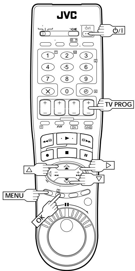 JVC HR-DVS1EU - Réglage dutuner - 1