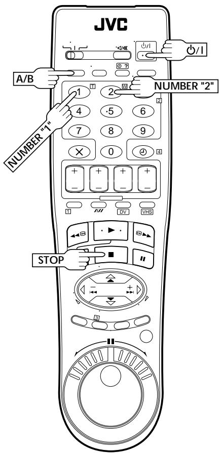 JVC HR-DVS1EU - Fonctions de la télékommande - 1