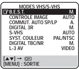 JVC HR-DVS1EU - SELECTIONNER LE MODE B.E.S.T. - 1