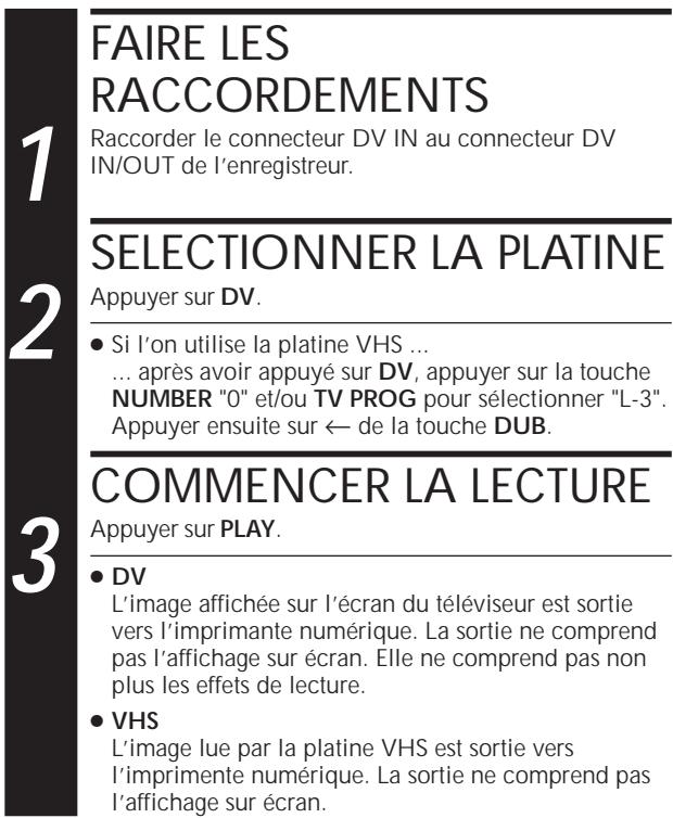 JVC HR-DVS1EU - Raccordement à une imprimante - 3