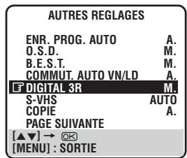 JVC HR-S8500EH - Déplacer la barre illuminaire (curseur) sur "DIGITA en appuyant sur △∇, puis appuyer sur OK ou ◆ régler sur "M." HR-S8500E HR-S8500E - 2