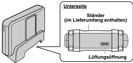 JVC CU-VD20UE - Aufstellen des Brenners - 1