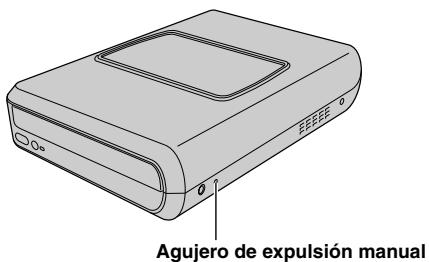 JVC CU-VD20UE - Agujero de expulsion manual - 1