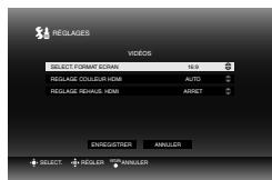JVC CU-VD40EK - Sélectionnez "SELECT. FORMAT ECRAN". - 2