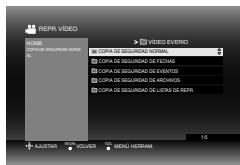 JVC CU-VD40EK - Selezione "COPIA DE SEGURIDAD NORMAL". - 2