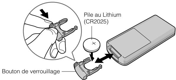 JVC CU-VD40EK - Pour réinsérer la pile - 1