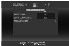 JVC CU-VD50EX - Sélectionnez "REGLAGES CONNEXION" - 2