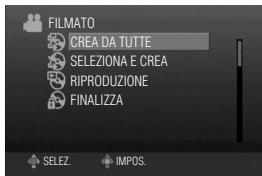 JVC CU-VD50EX - Selezionare "CREA DA TUTTE" - 1
