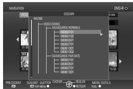 JVC CU-VD50EX - Sélectionné le dossier à dire - 2