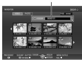 JVC CU-VD50EX - Afficher la liste de dossiers - 2