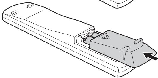 JVC EX-A5E - De batterijen in de afstandsbedieningplaatsen - 3