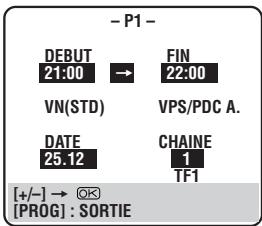 JVC HM-DR10000MS - ENTRER La position du CANAL (CHAINE) - 1