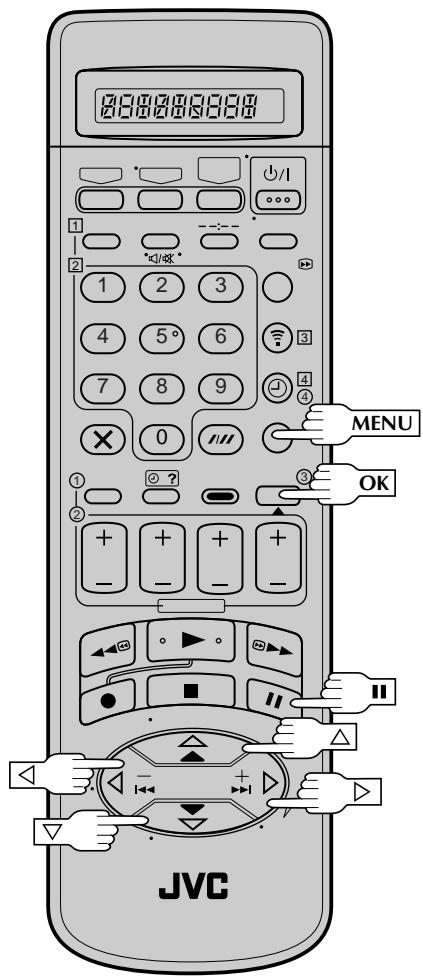 JVC HM-DR10000MS - Effectuer le reglage automatique des CANAUX - 3