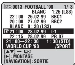 JVC HM-DR10000MS - Choisir un programme - 1