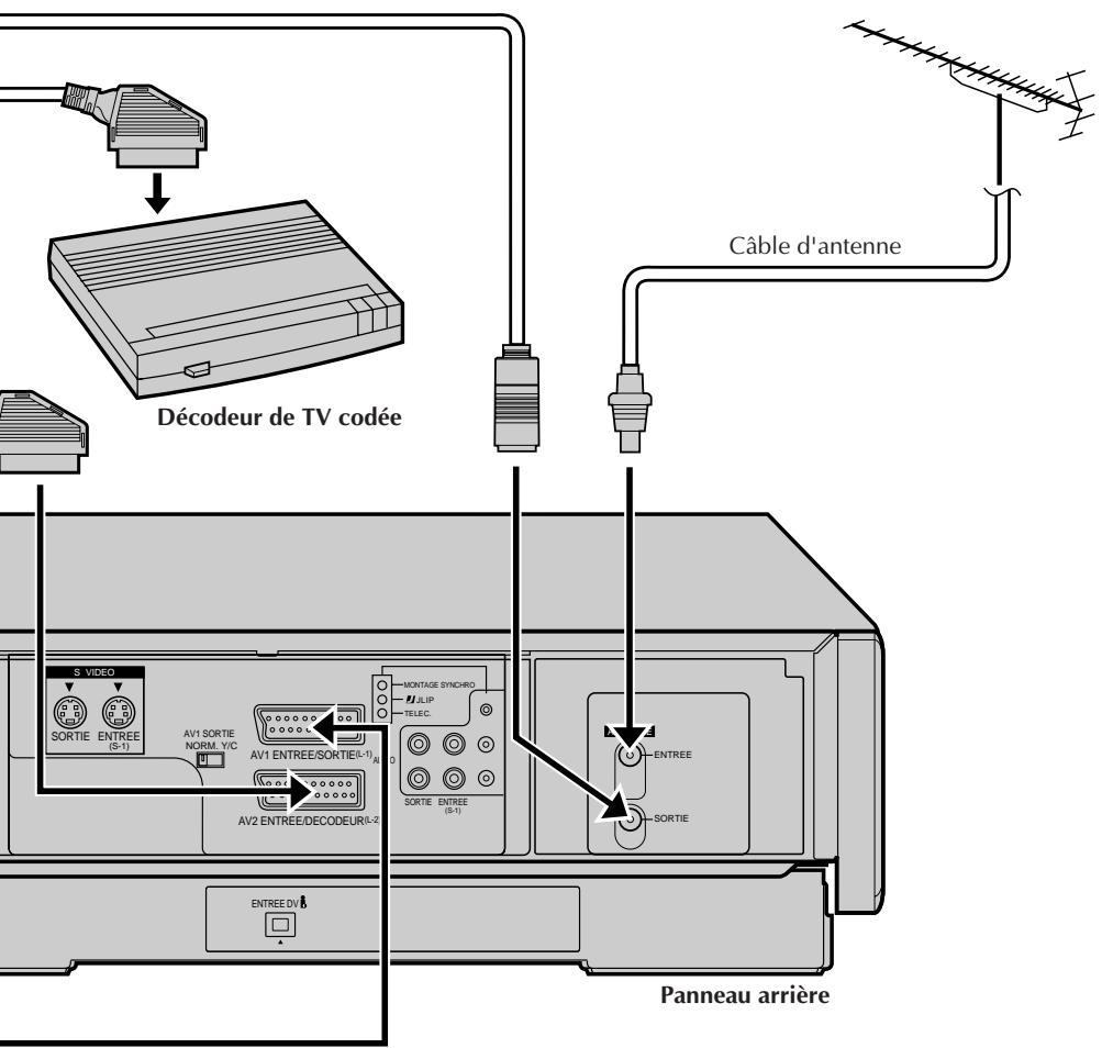 JVC HM-DR10000MS - Brancher le magnetoscope sur le secteur - 1