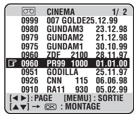 JVC HM-DR10000MS - Selectionnerle NUMERO de cassette - 1