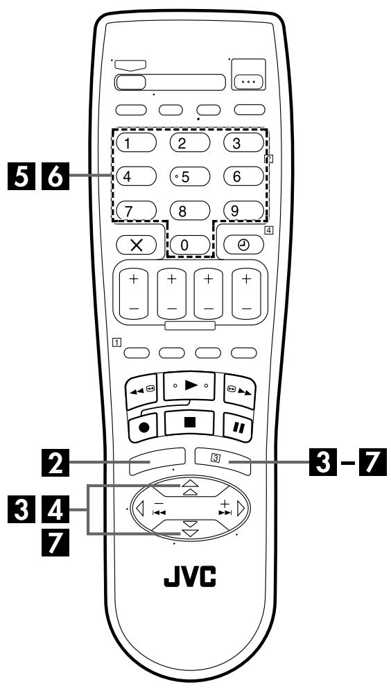 5 6 1 2 3 4 5 6 7 8 9 × 0 ④ + + + + - - - - ① 2 3 7 3 4 7 JVC