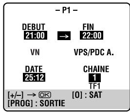 JVC HR-S9700MS - Entrer la position du canal (chaine). - 1