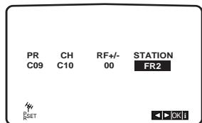 JVC HR-XV2EF - Tournier les stations TV manuelles - 8