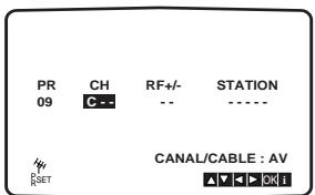 JVC HR-XV2EF - Tournier les stations TV manuelles - 4