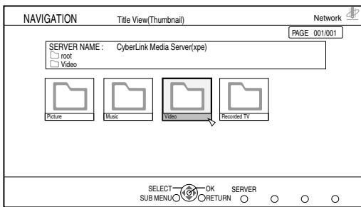 JVC NX-BD3E - Appuyez sur [ENTER]. La liste des fichiers video s'affich - 1