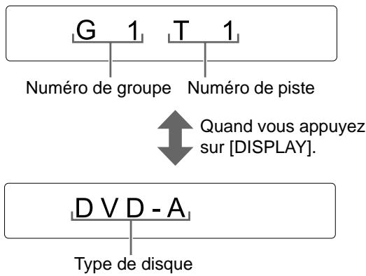 JVC NX-F7 - ■ Quand un disque est arrêté - 1
