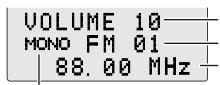 JVC NX-PS2E - Beim Wahlen von FM: - 1