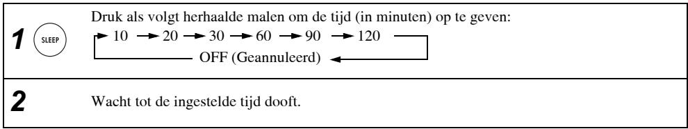 JVC NX-PS2E - Het systeem na een bepalde periode uitschakelen--inslaaptimer - 1