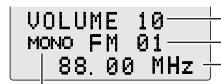 JVC NX-PS2E - Lorsque FM est sélectionné: - 1