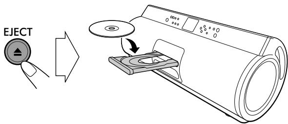 JVC RD-HA3B - Zum Einsetzen einer Disc - 2