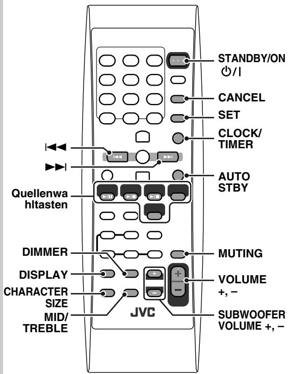 JVC RD-HA3B - Grundlegende Bedienungsverfahren - 1