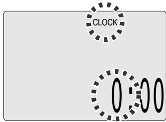 JVC RD-HA3B - Mettez en service le mode de réglage de l'horloge. - 2