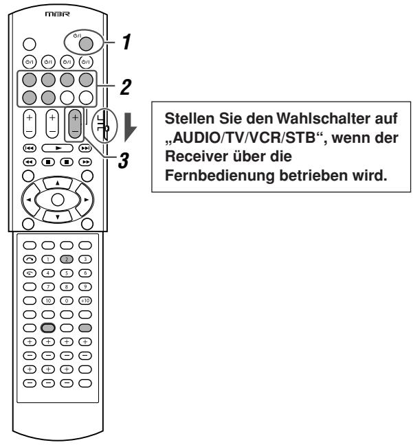 JVC RX-F10S - Grundbetrieb - 2