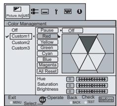 JVC DLA-HD950 - Setting Menu (Continued) - 3