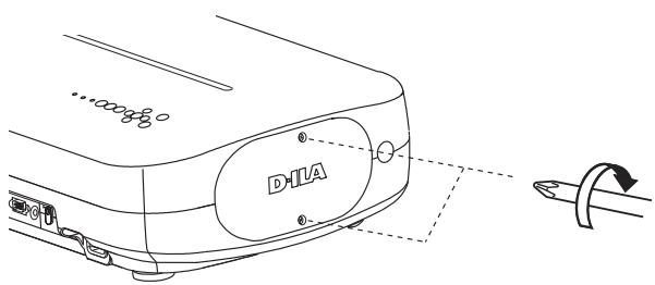 JVC DLA-HD950 - Attach the lamp cover - 1