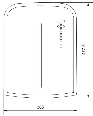 JVC DLA-HD950 - Dimensions - 1