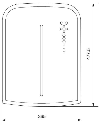 JVC DLA-HD950BE - Dimensions - 1