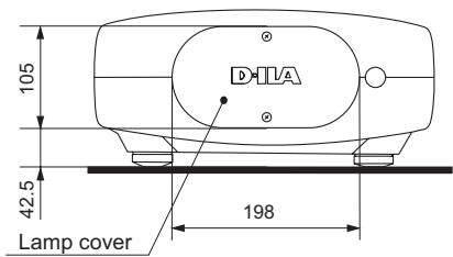 JVC DLA-HD950BE - Dimensions - 4